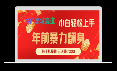 年前爆火项目，5天赚了7300-站源网