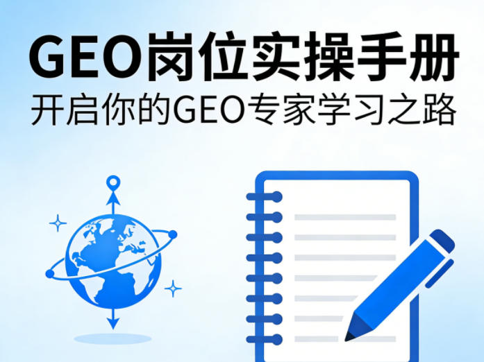 GEO岗位实操手册，开启你的GE0专家学习之路-站源网