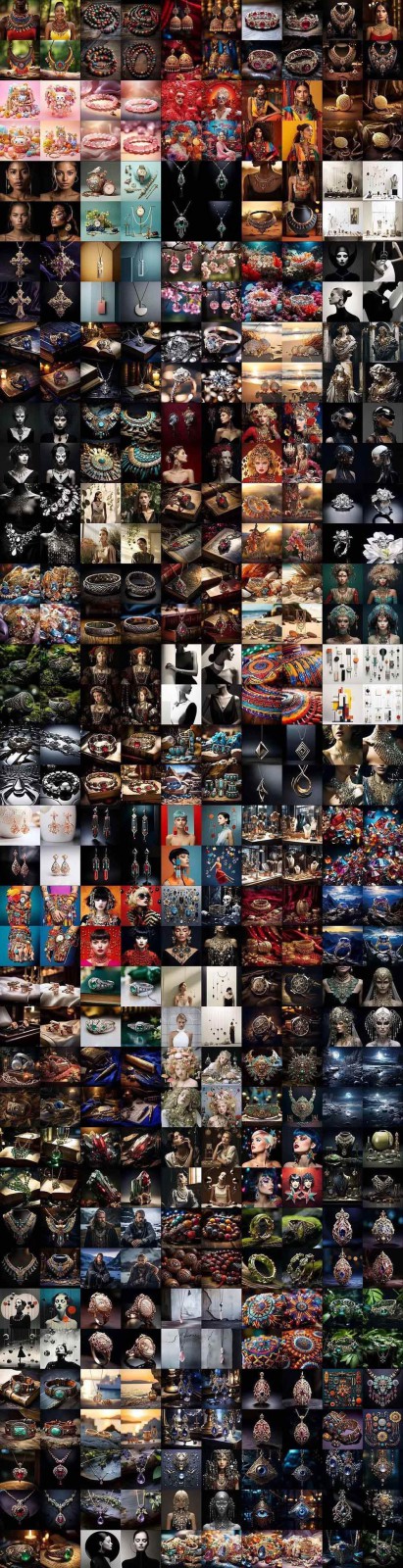 463个Midjourney珠宝摄影提示词:覆盖全品类珠宝,AI设计秒出专业效果-站源网