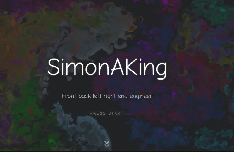 HTML炫酷特效个人主页网站模板-站源网