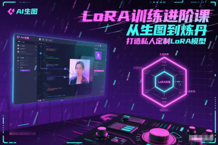 LoRA训练进阶课，从生图到炼丹，打造私人定制LoRA模型-站源网