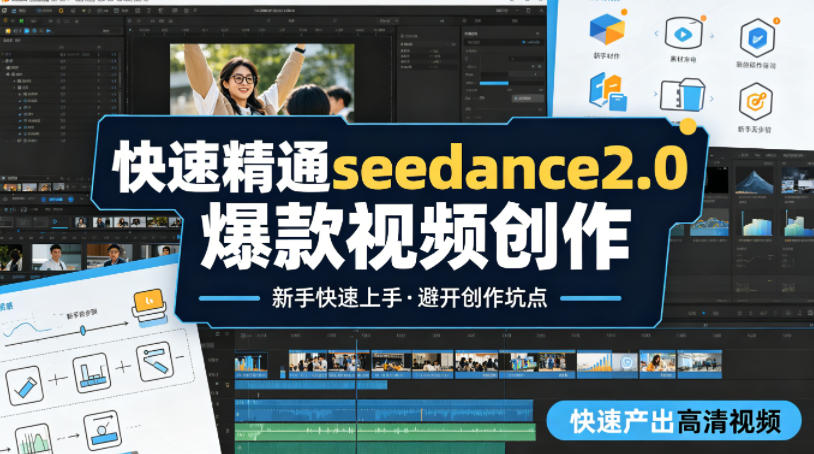 快速精通seedance2.0爆款视频创作,快速产出高清视频,避开大量创作坑点,新手也能快速上手-站源网
