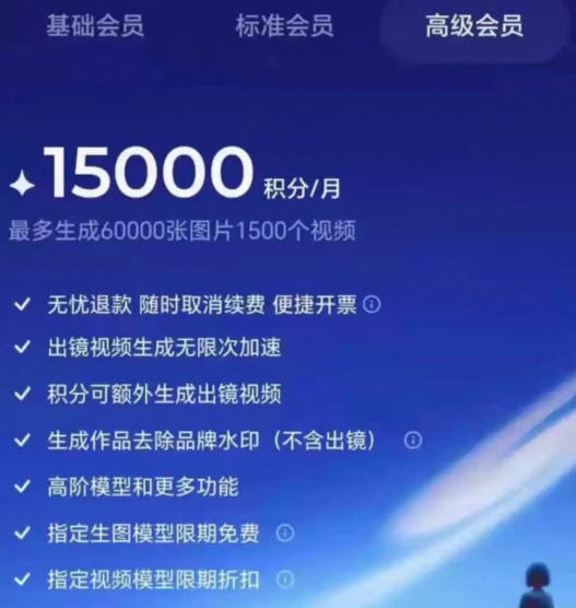 撸即梦积分技术，499充值得15000积分技术，效果自测，不保证百分百-站源网