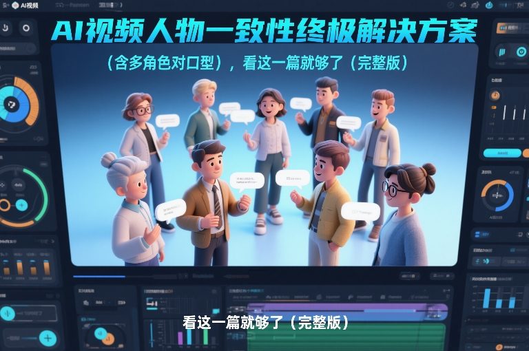AI视频人物一致性终极解决方案（含多角色对口型），看这一篇就够了（完整版）-站源网