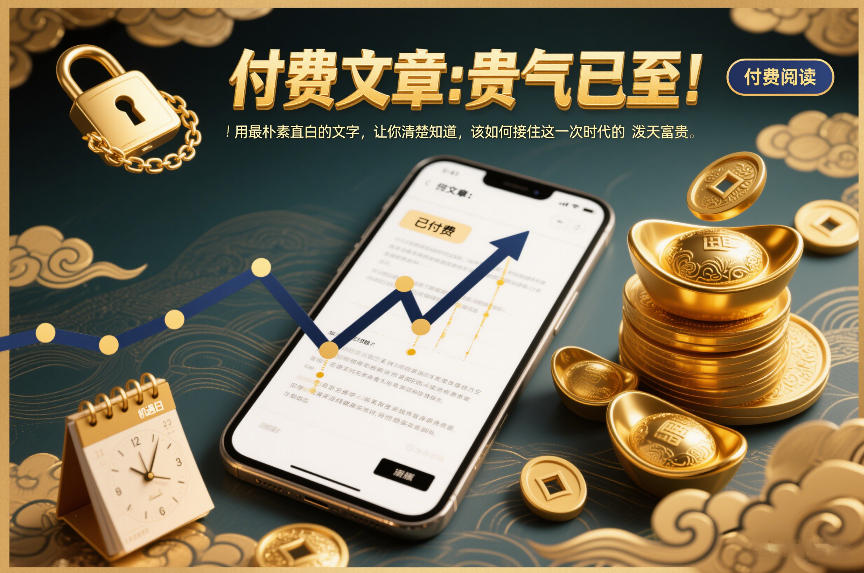 付费文章：贵气已至！用最朴素直白的文字，让你清楚知道，该如何接住这一次时代的泼天富贵-站源网