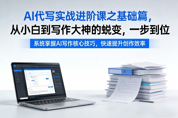 AI代写实战进阶课之基础篇，从小白到写作大神的蜕变，一步到位【揭秘】-站源网