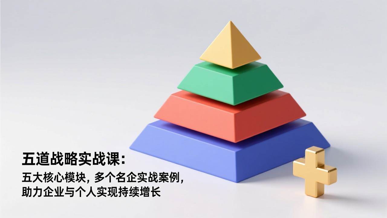 (17095期)五道战略实战课:五大核心模块,多个名企实战案例,助力企业与个人实现持续增长-站源网