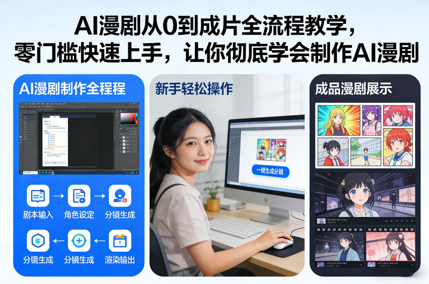 AI漫剧从0到成片全流程教学，零门槛快速上手，让你彻底学会制作AI漫剧【保姆级教程】-站源网