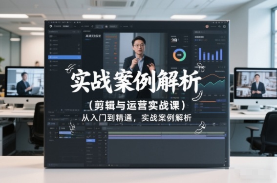 剪辑与运营实战课，从入门到精通，实战案例解析（更新2026）-站源网