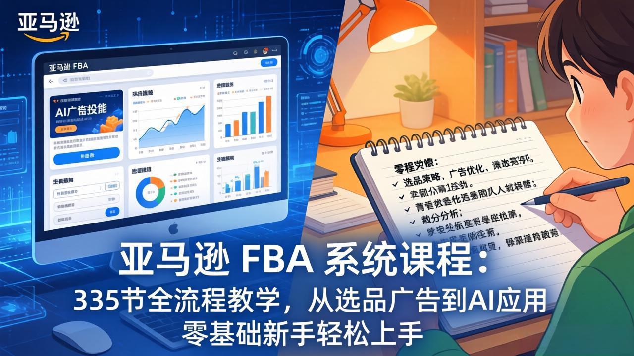 亚马逊 FBA 系统课程(更新26年3月-站源网