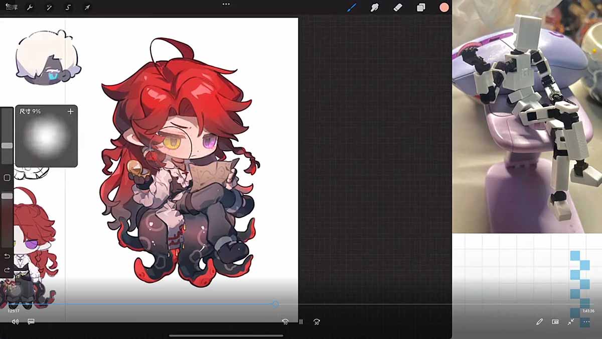 零基础学Q版立绘：从头身比例到服装细化，掌握让角色又可爱又有设计感的核心技法-站源网