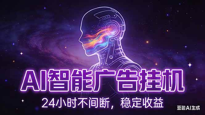 （17109期）AI智能广告挂机项目，全自动化运行，电脑项目，无配置要求，单机150+收益，新手小白可速上手…-站源网