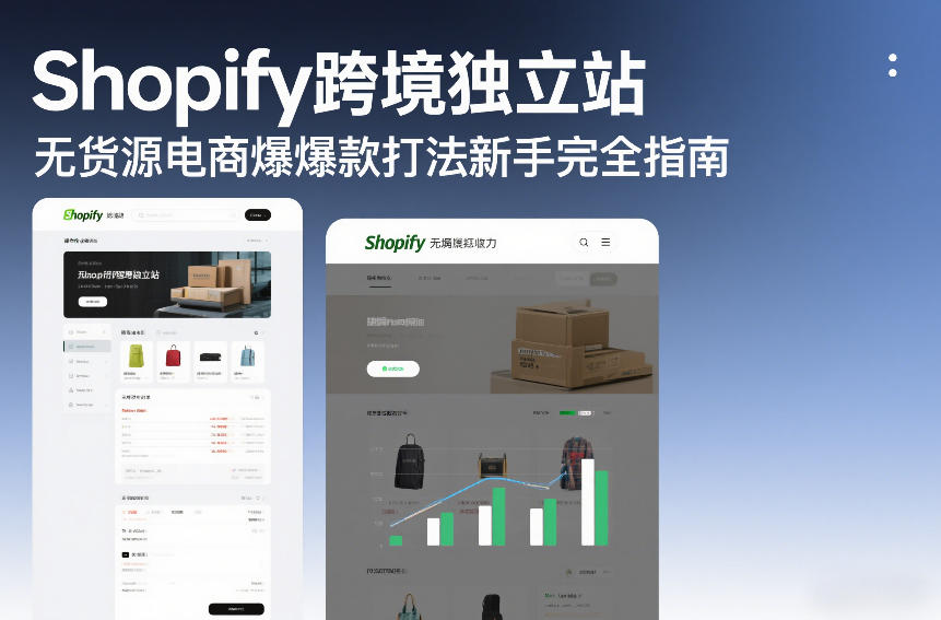 Shopify跨境独立站无货源电商爆款打法新手完全指南-站源网
