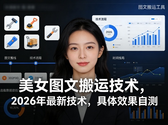 美女图文搬运技术，2026年最新技术，具体效果自测-站源网