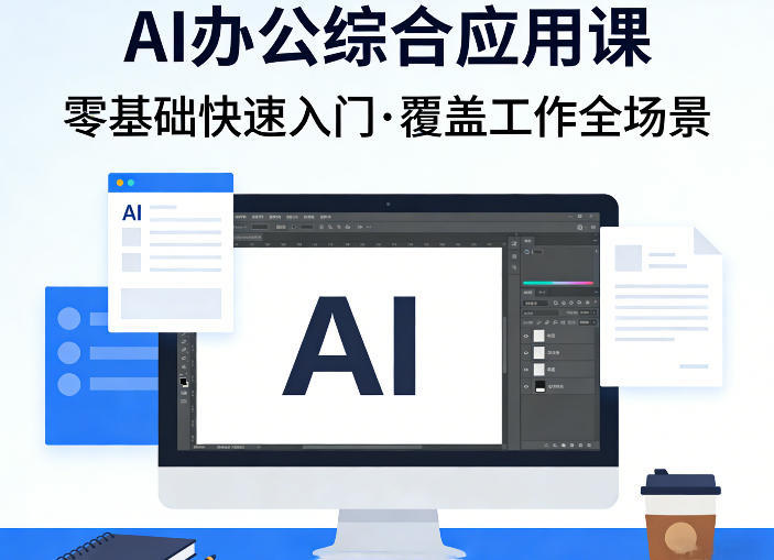 AI办公综合应用课,零基础快速入门,覆盖了工作中各种应用场景-站源网