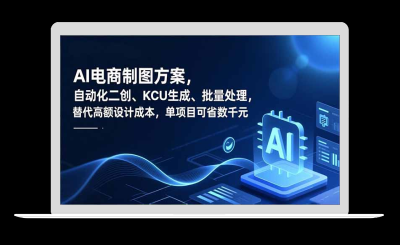 AI电商制图方案，自动化二创、SKU生成、批量处理，替代高额设计成本，单项目可省数千元-站源网