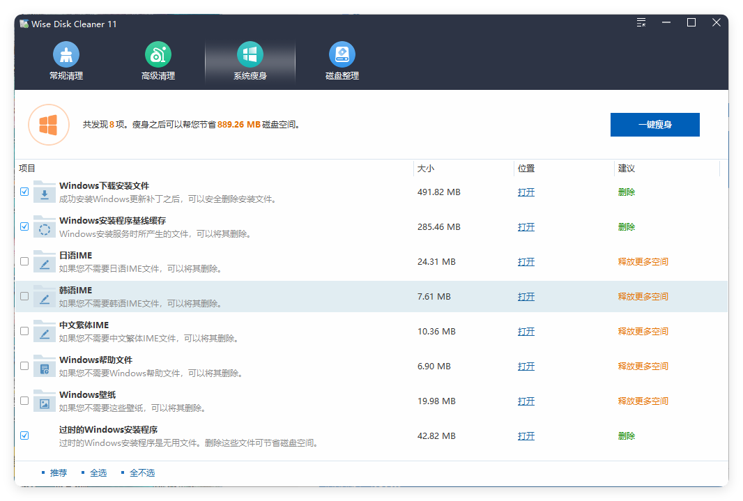 Wise Disk Cleaner v11.3.5.855绿色版-站源网