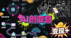 AI创变营,从0到1学AI,能落地、能賺米的全场景实战课(更新5月)-站源网