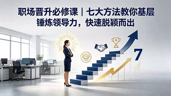 付费文章:职场晋升必修课|七大方法教你基层锤炼领导力,快速脱颖而出-站源网