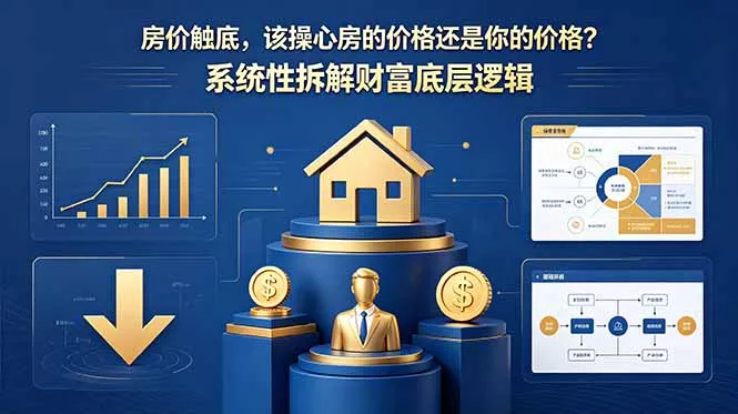 付费文章：房价触底，该操心房的价格还是你的价格？系统性拆解财富底层逻辑-站源网