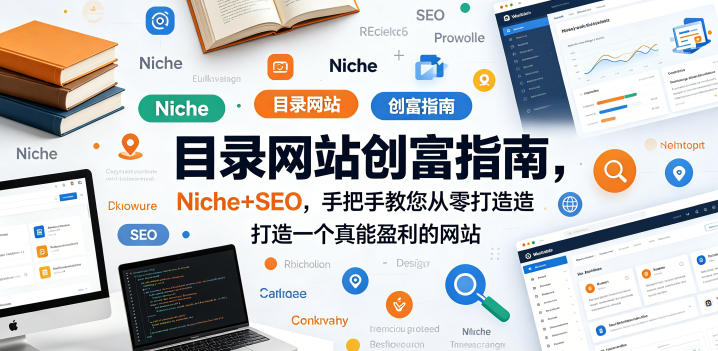 目录网站创富指南，Niche+SEO，手把手教您从零打造打造一个真能盈利的网站【原创双语字幕】-站源网