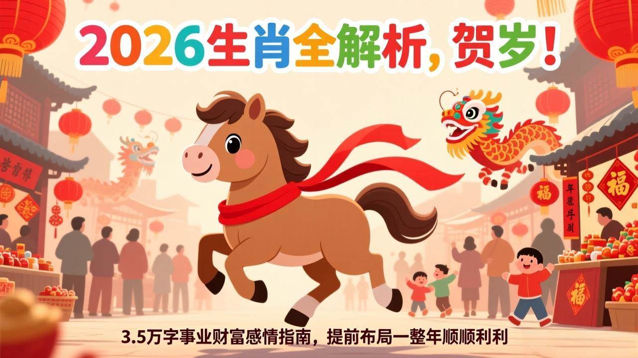 （17428期）付费文章：贺岁！2026生肖全解析，3.5万字事业财富感情指南，提前布局一整年顺顺利利-站源网