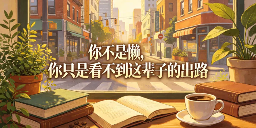 付费文章：你不是懒，你只是看不到这辈子的出路-站源网