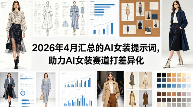 2026年4月汇总的AI女装提示词，助力AI女装赛道打差异化-站源网