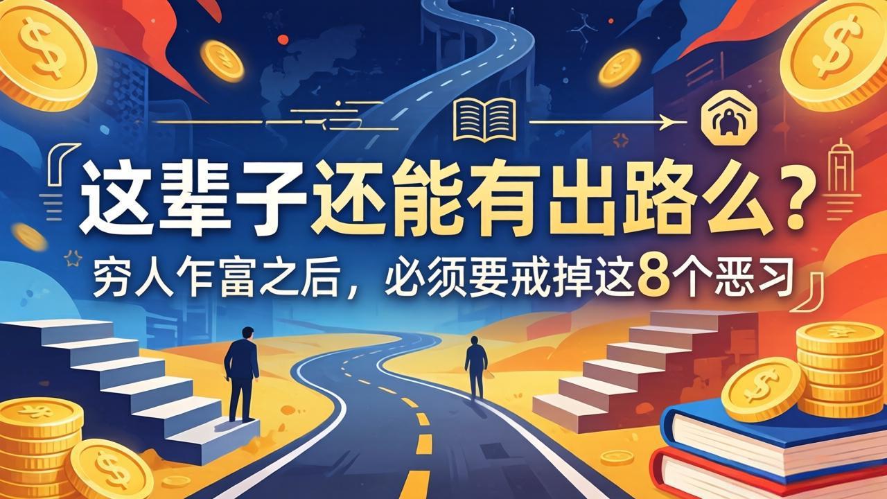 关于人生两篇付费文章【这辈子还能有出路么？】【穷人乍富之后，必须要戒掉这8个恶习】-站源网