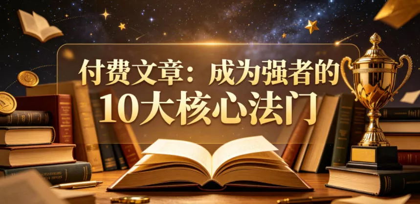 付费文章:成为强者的10大核心法门-站源网