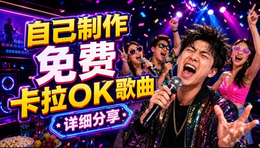 零基础AI制作免费卡拉OK视频教程,从歌曲生成、音轨分离到字幕制作、视频导出,手把手教学-站源网