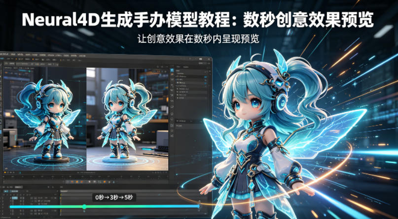 Neural4D生成手办模型教程,让创意效果在数秒内呈现预览-站源网