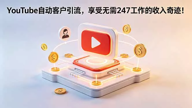 YouTube 自动客户引流，享受无需 247 工作的收入奇迹！【原创双语字幕】-站源网