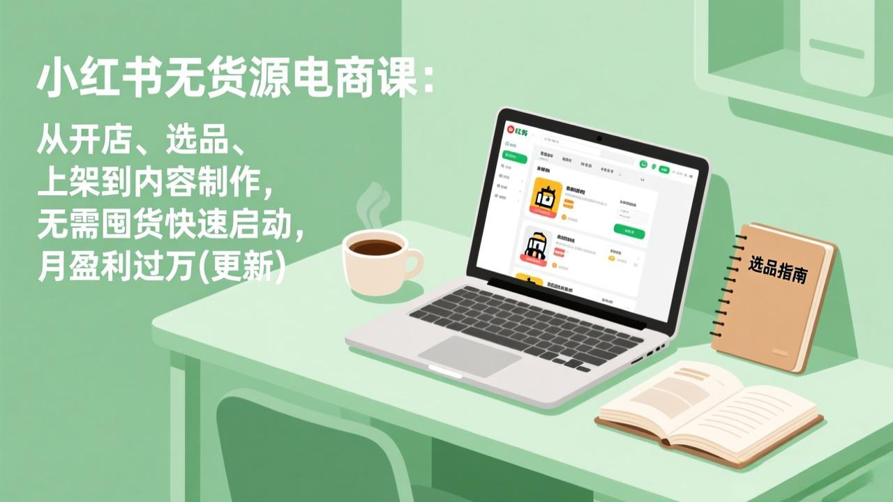 小红书无货源电商课(5月12更新-站源网