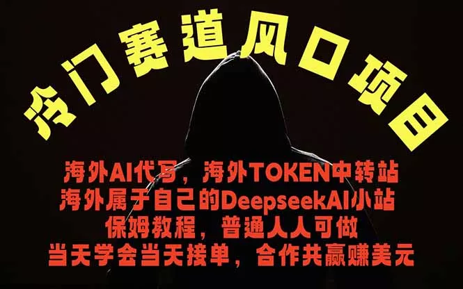 冷门赛道风口项目 海外AI代写！0成本运作完全免费！当天注册当天接单，接单接到手抽筋，无脑…-站源网