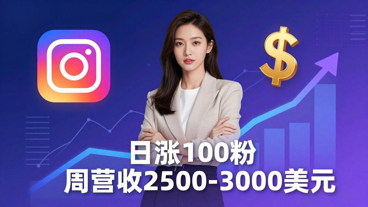 想做数字产品?Sheri亲授:日涨100粉、每周2500至3000美元的营收,Instagram躺着赚-站源网