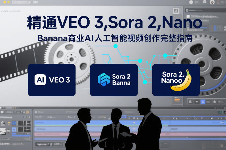 精通VEO 3，Sora 2，Nano Banana商业AI人工智能视频创作完整指南-站源网