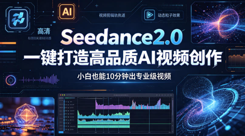 Seedance2.0一键打造高品质AI视频创作,小白也能10分钟出专业级视频-站源网