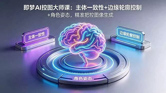 即梦AI控图大师课:主体一致性+边缘轮廓控制+角色姿态,精准把控图像生成-站源网