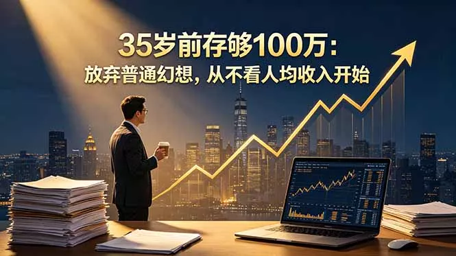 35岁前存够100万:放弃普通幻想,从不看人均收入开始-站源网